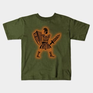 ARMOR OF GOD CHOCOLATE Kids T-Shirt